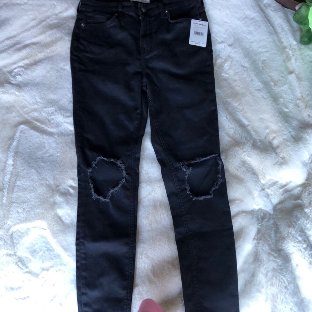 NEW. Free people high waisted jeans